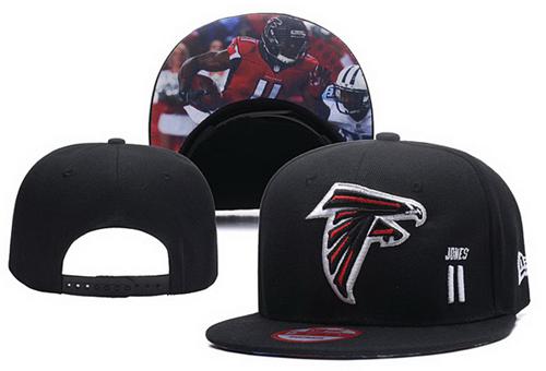 NFL Atlanta Falcons #11 Julio Jones Snapback Stitched Hat Black 1