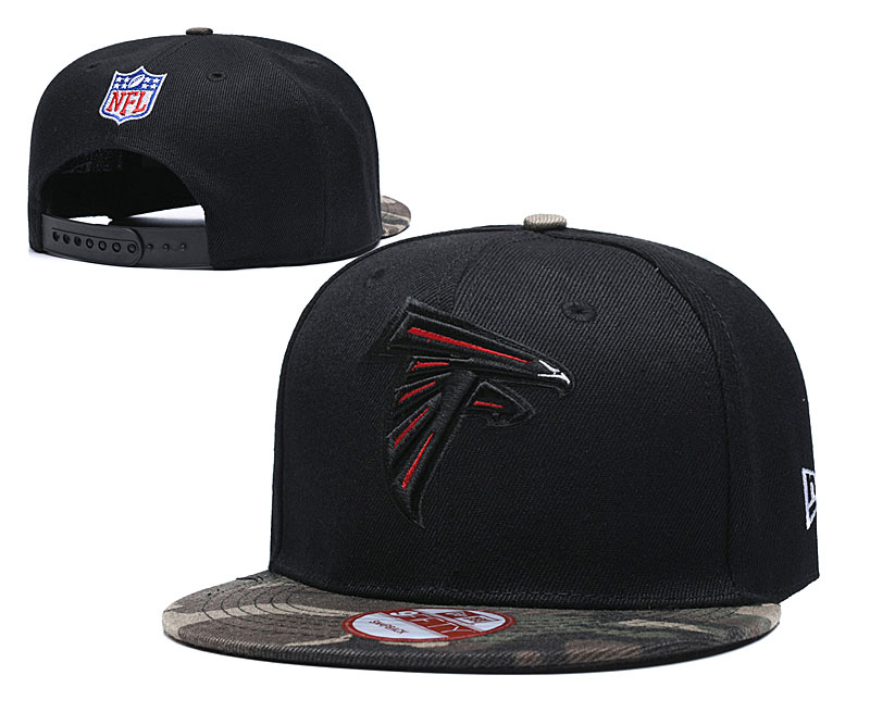 NFL Atlanta Falcons Rise Up Black Adjustable Hat