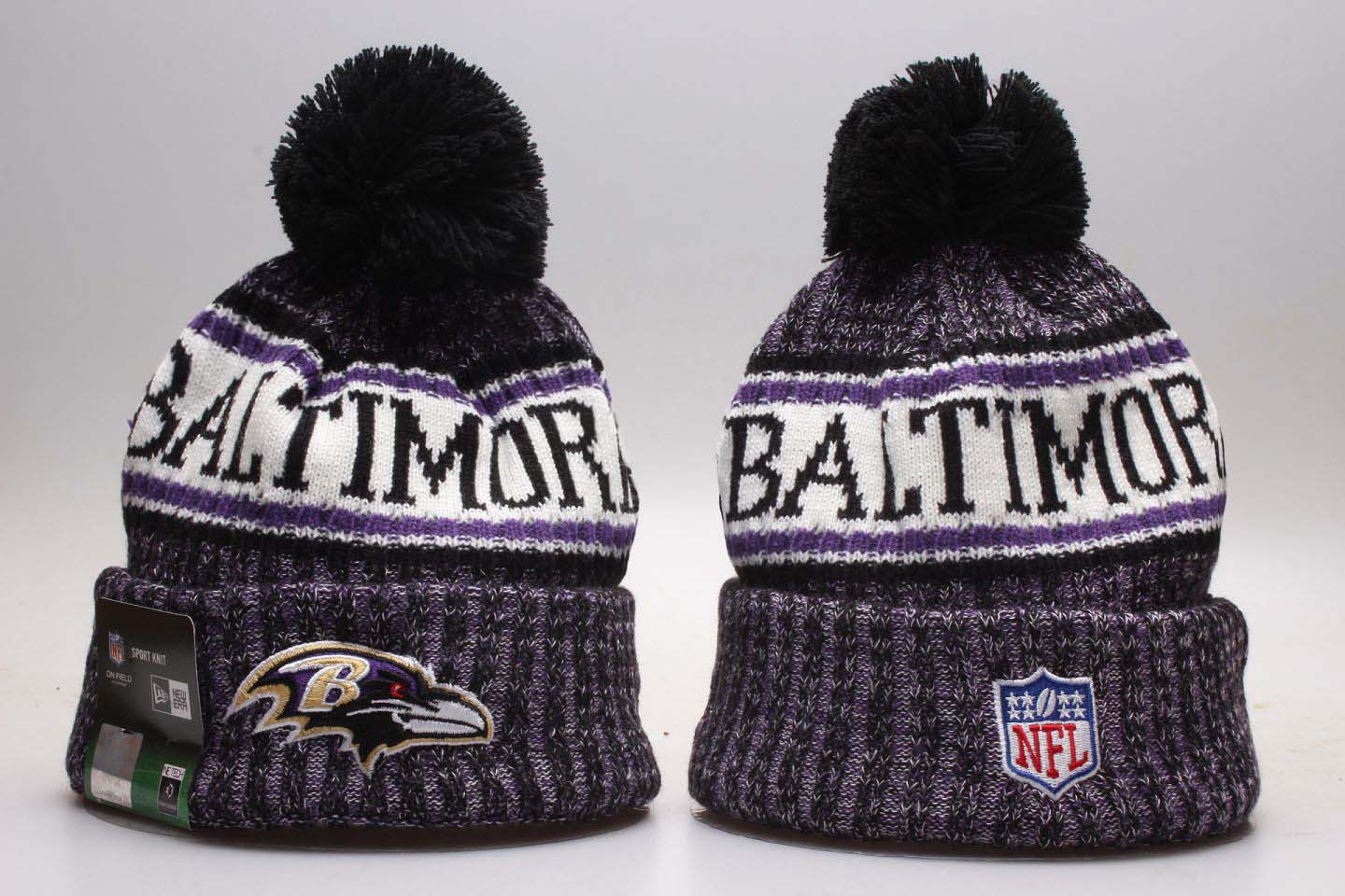 NFL Baltimore Ravens Fresh Logo Knit Hat