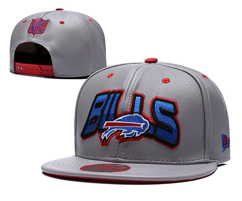 NFL Buffalo Bills Team Logo Royal Silver Adjustable Hat YD
