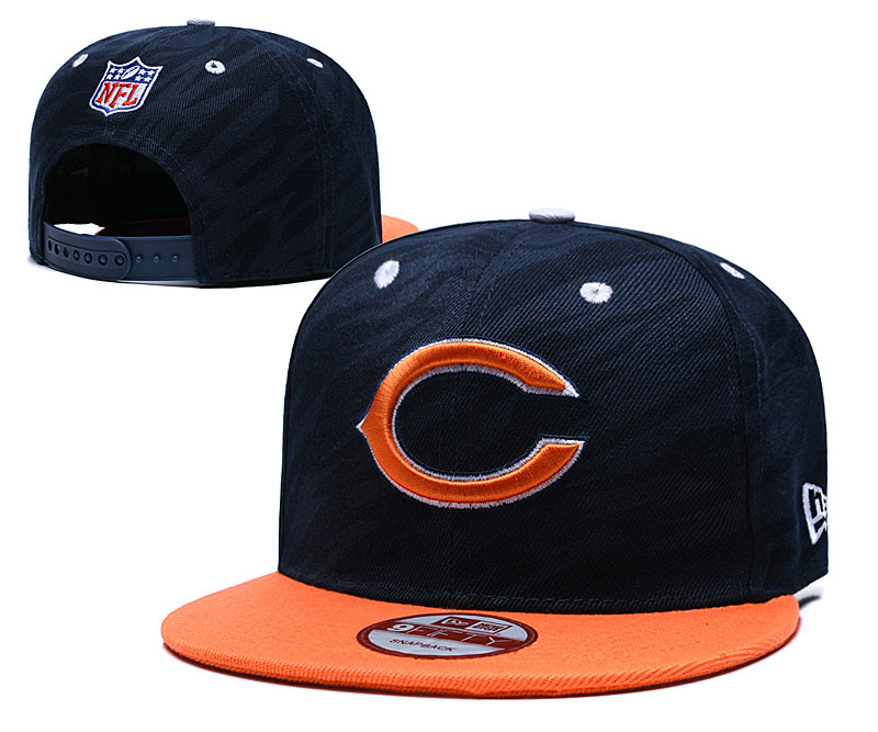 NFL Chicago Bears Team Logo Black Adjustable Hat GS NFL Chicago Bears Team Logo Black Adjustable Hat GS