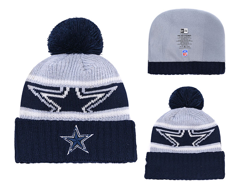NFL Dallas Cowboys Team Logo White Knit Hat NFL Dallas Cowboys Team Logo White Knit Hat