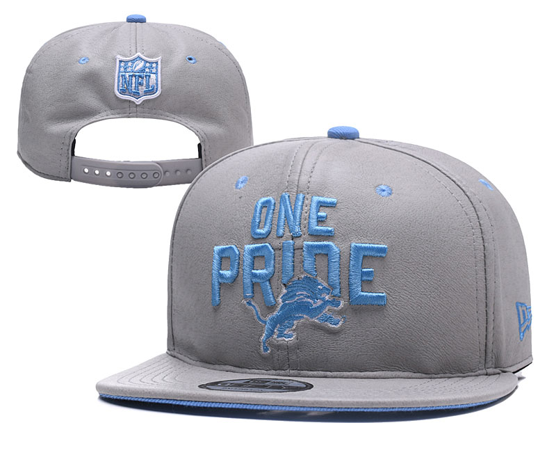 NFL Detroit Lions One Pride Gray Adjustable Hat YD