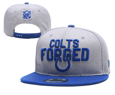 NFL Indianapolis Colts Forged Gray Adjustable Hat