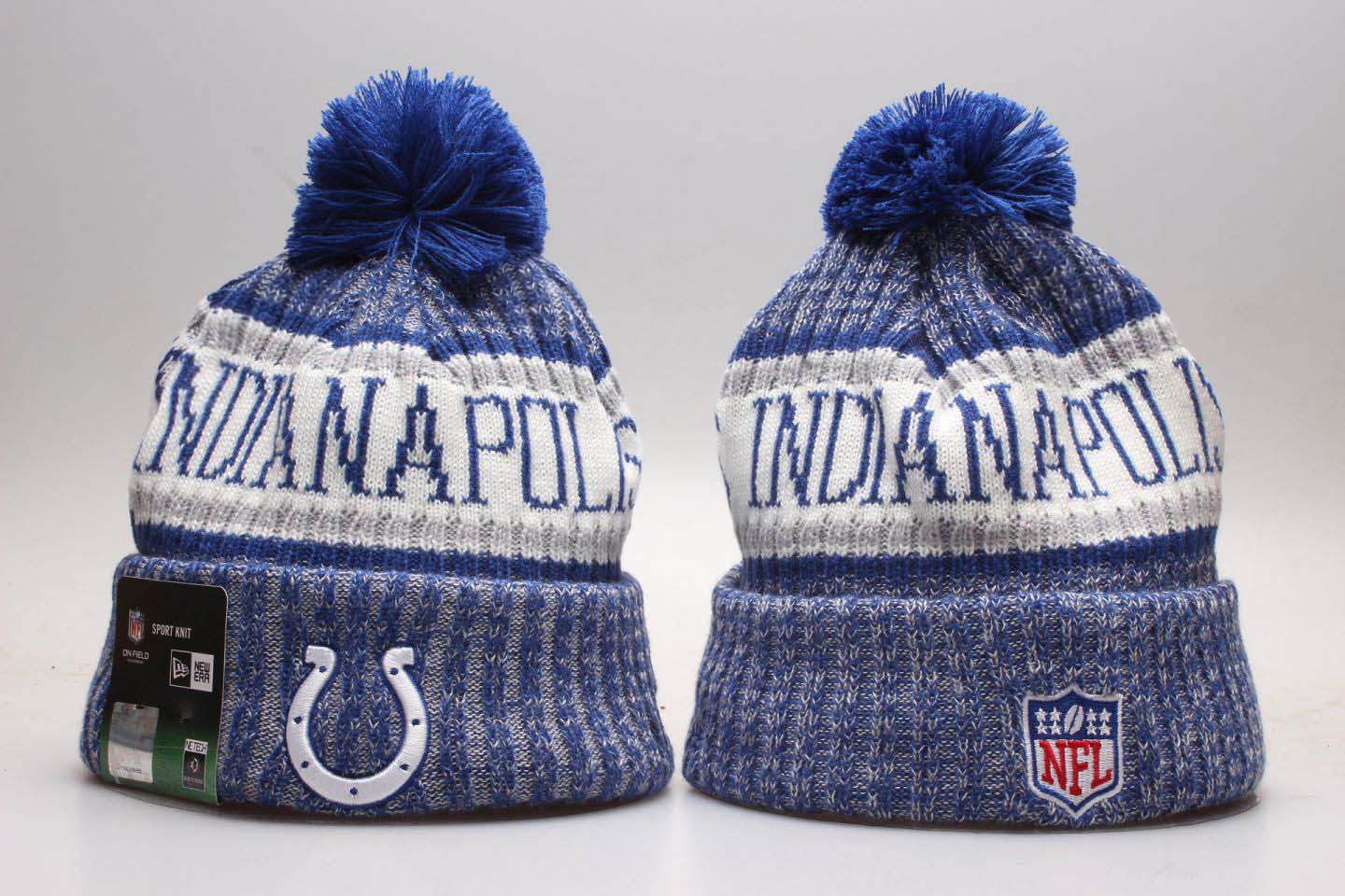 NFL Indianapolis Colts Team Logo 2017 Sideline Knit Hat