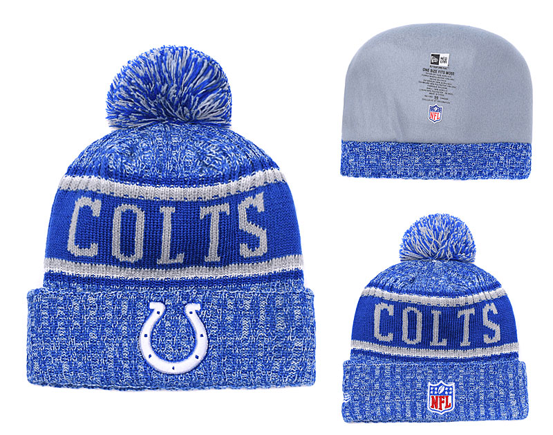 NFL Indianapolis Colts Team Logo 2017 Sideline Knit Hat