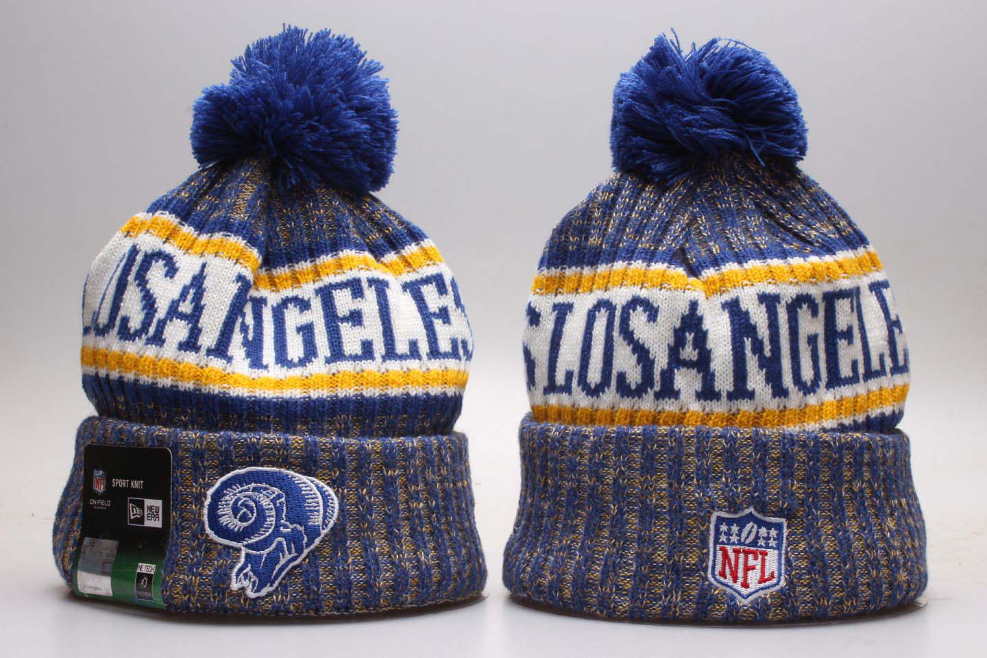 NFL Los Angeles Rams Fresh Logo 2017 Sideline Knit Hat