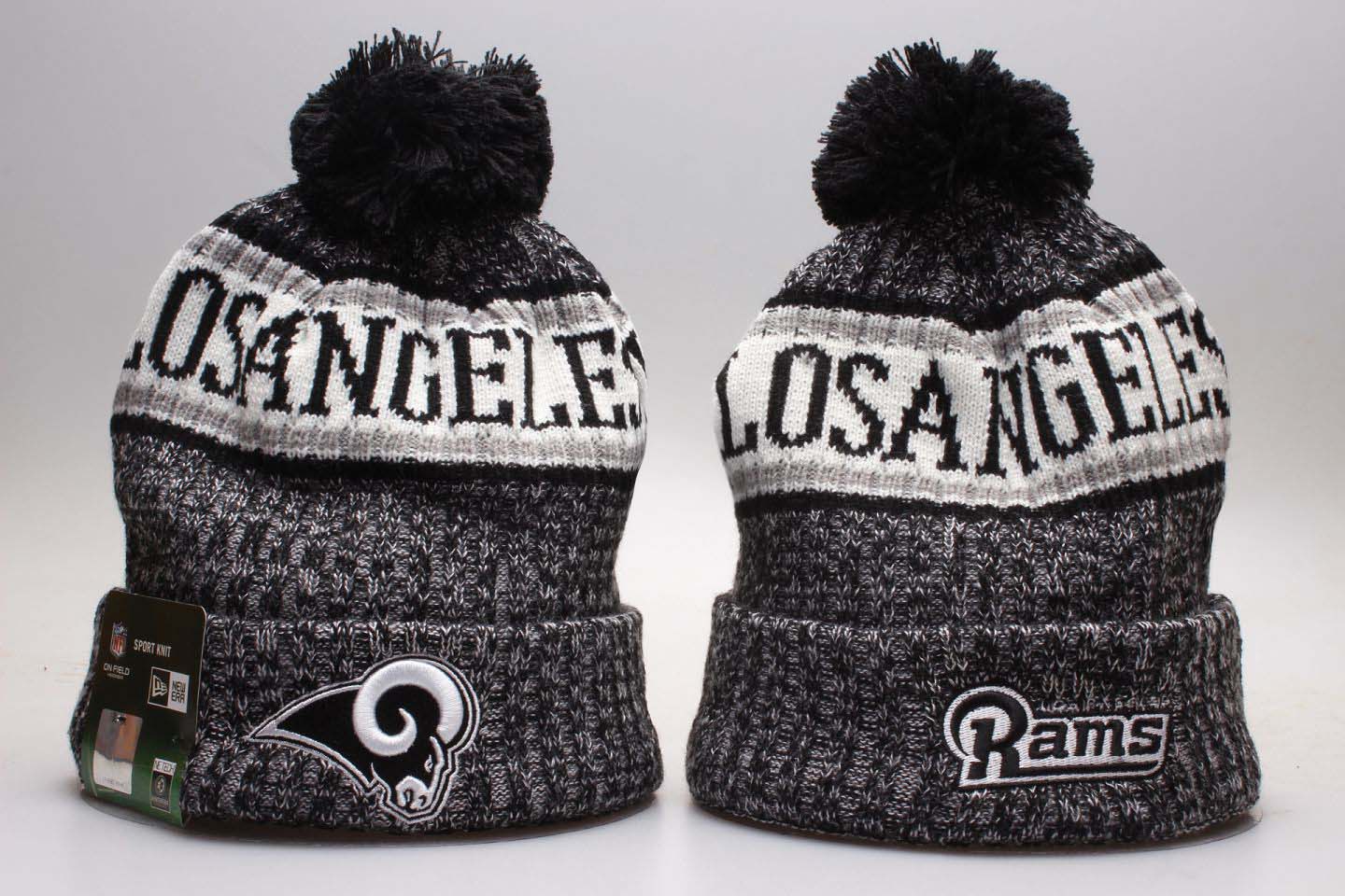 NFL Los Angeles Rams Team Logo 2017 Sideline Knit Hat