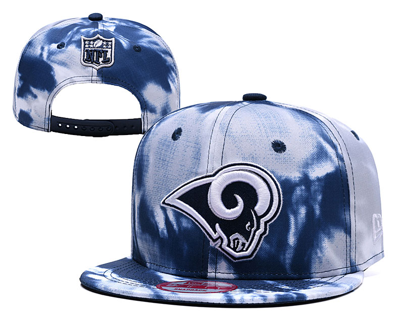 NFL Los Rams Team Logo Navy Adjustable Hat
