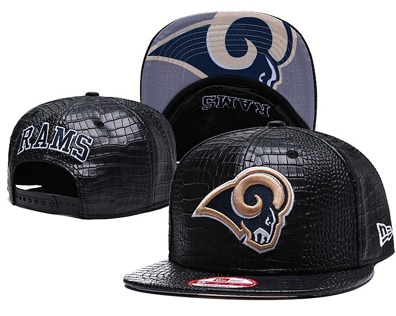 NFL Los Rams Team Logo Navy Adjustable Hat YD