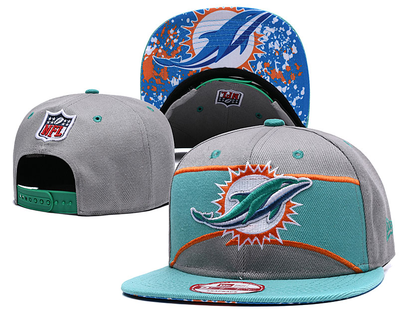 NFL Miami Dolphins Go Fins Gray Adjustable Hat NFL Miami Dolphins Go Fins Gray Adjustable Hat