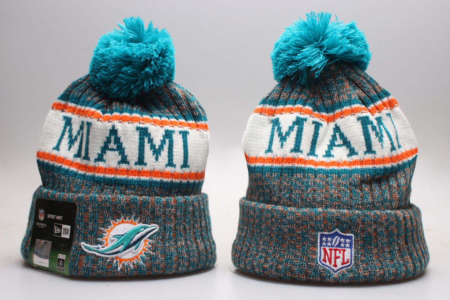 NFL Miami Dolphins Team Logo Knit Hat 1