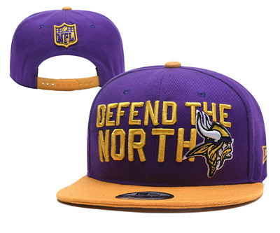 NFL Minnesota Vikings Defend The North Purple Adjustable Hat