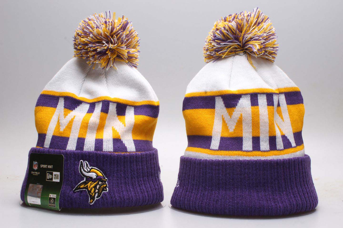 NFL Minnesota Vikings Team Logo 2017 Sideline Knit Hat