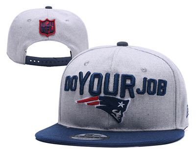 NFL New England Patriots Do Your Job Gray Adjustable Hat NFL New England Patriots Do Your Job Gray Adjustable Hat