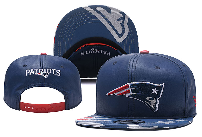 NFL New England Patriots Team Logo Navy Adjustable Hat YD