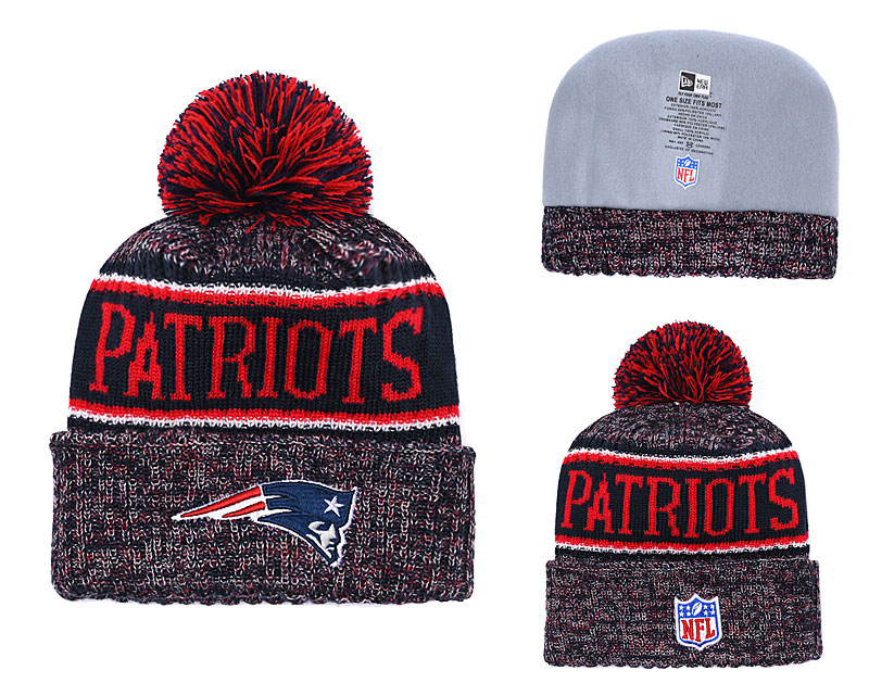 NFL New England Patriots Team Logo Navy Knit Hat