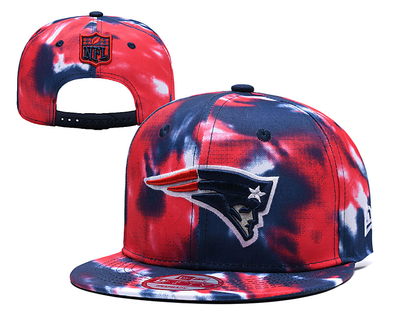 NFL New England Patriots Team Logo Navy Silver Adjustable Hat