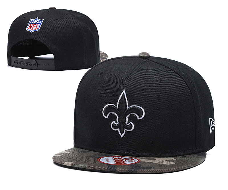 NFL New Orleans Saints Team Logo Black Adjustable Hat NFL New Orleans Saints Team Logo Black Adjustable Hat
