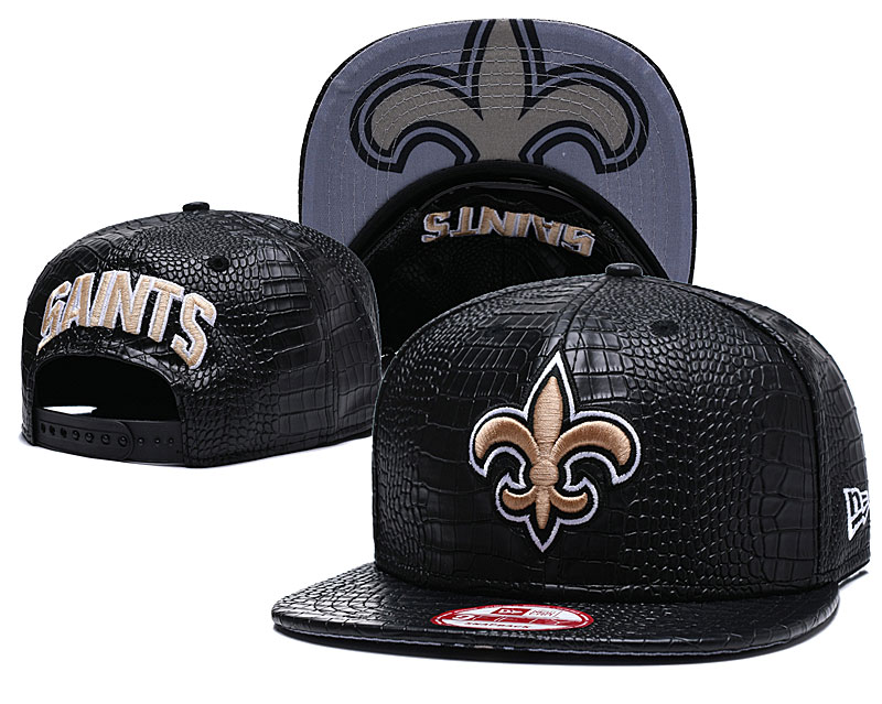 NFL New Orleans Saints Team Logo Black Adjustable Hat YD NFL New Orleans Saints Team Logo Black Adjustable Hat YD