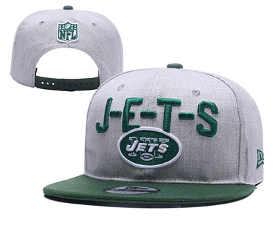 NFL New York Jets Fresh Logo Gray Adjustable Hat
