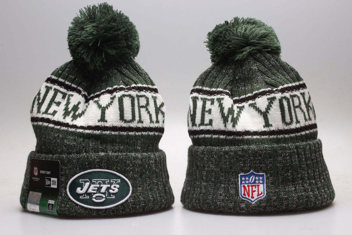 NFL New York Jets Team Logo 2017 Sideline Knit Hat