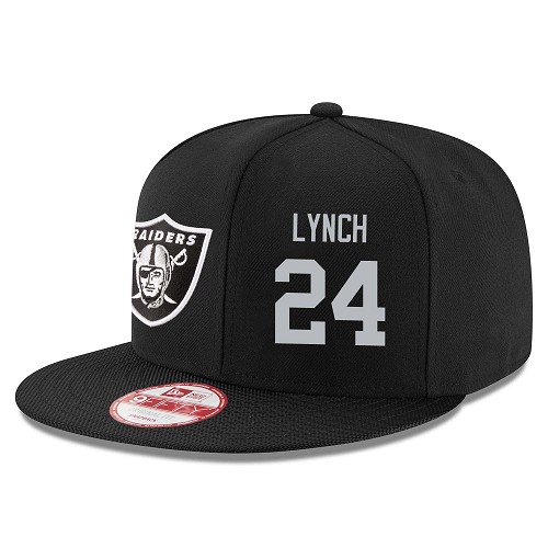 NFL Oakland Raiders Team Logo Black Adjustable Hat 