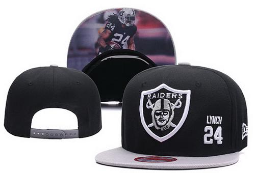 NFL Oakland Raiders Team Logo Black Adjustable Hat 