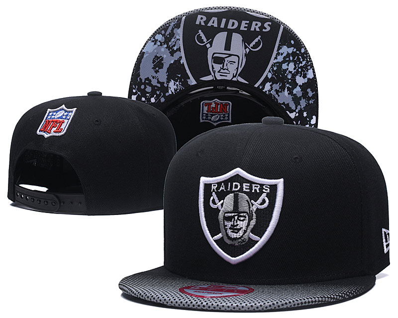 NFL Oakland Raiders Team Logo Black Adjustable Hat