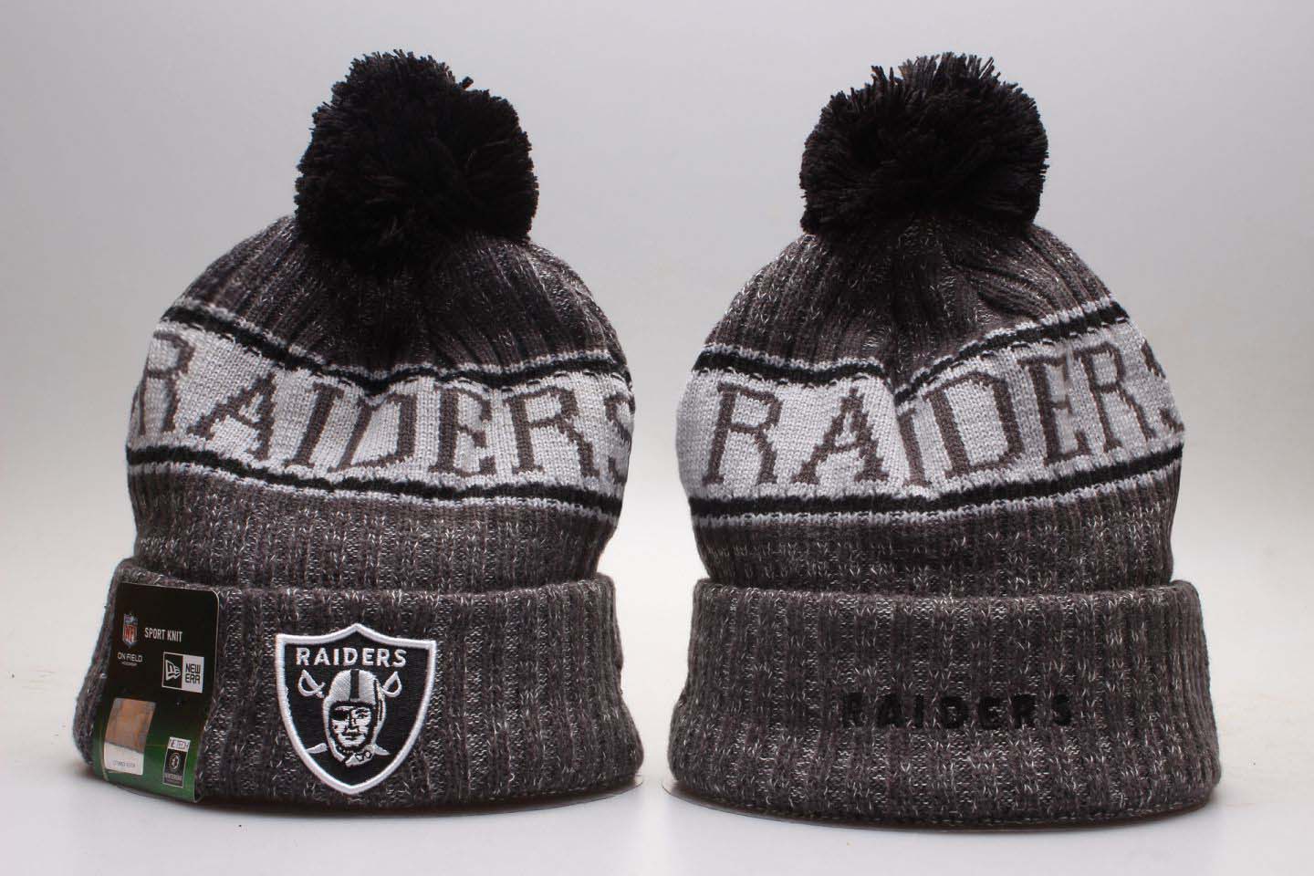 NFL Oakland Raiders Team Logo Knit Hat
