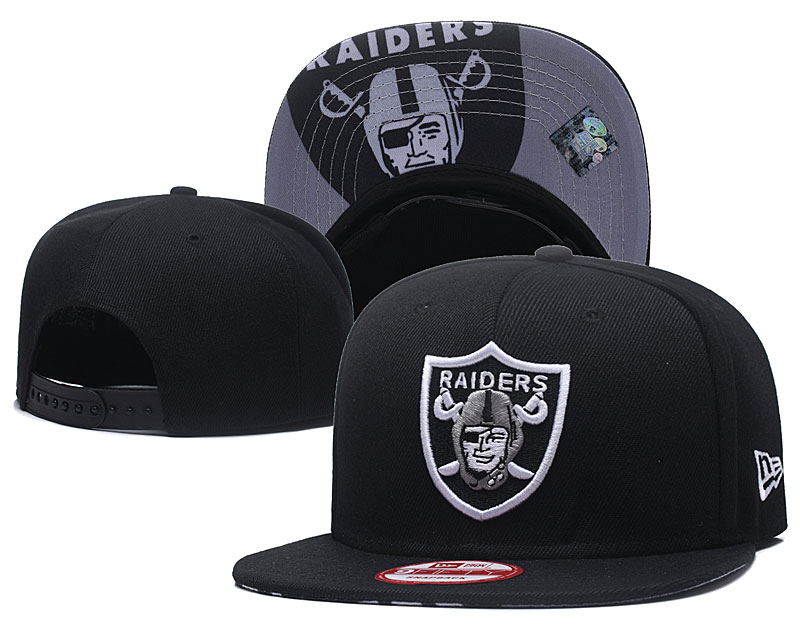 NFL Oakland Raiders Team Logo Black Adjustable Hat NFL Oakland Raiders Team Logo Black Adjustable Hat