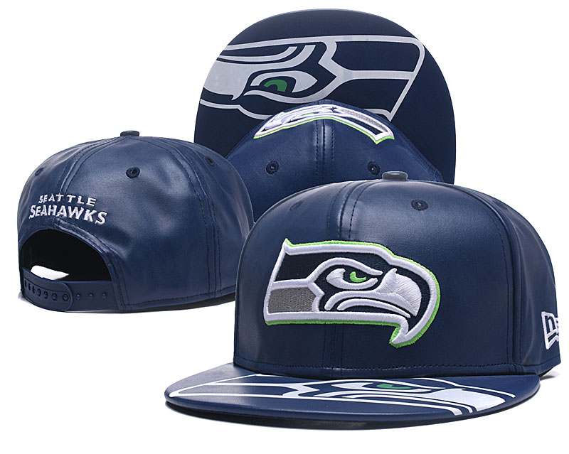 NFL Seattle Seahawks Team Logo Navy Silver Adjustable Hat 0 NFL Seattle Seahawks Team Logo Navy Silver Adjustable Hat 0