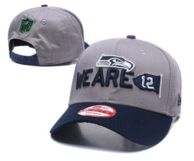 NFL Seattle Seahawks We Are 12 Gray Snapback Adjustable Hat