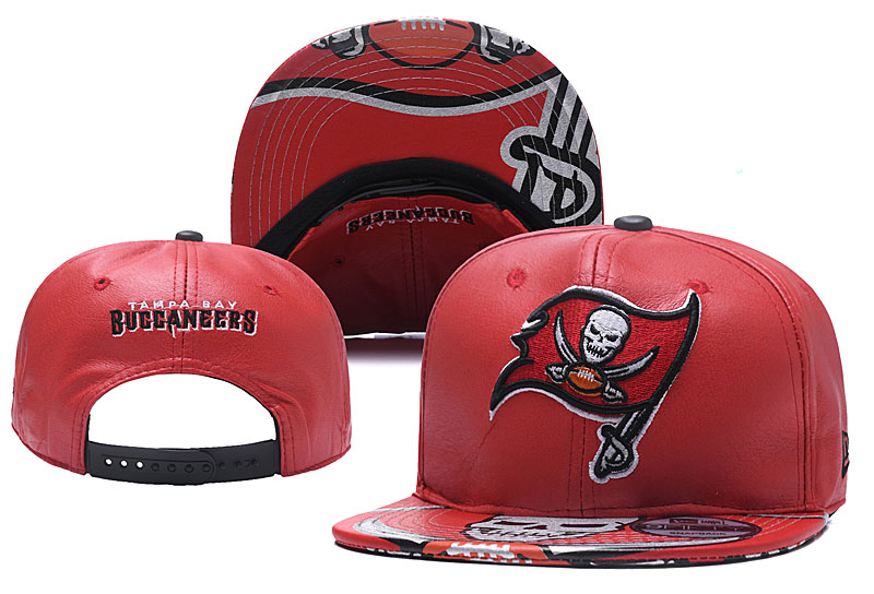 NFL Tampa Bay Buccaneers Team Logo Red Adjustable Hat YD