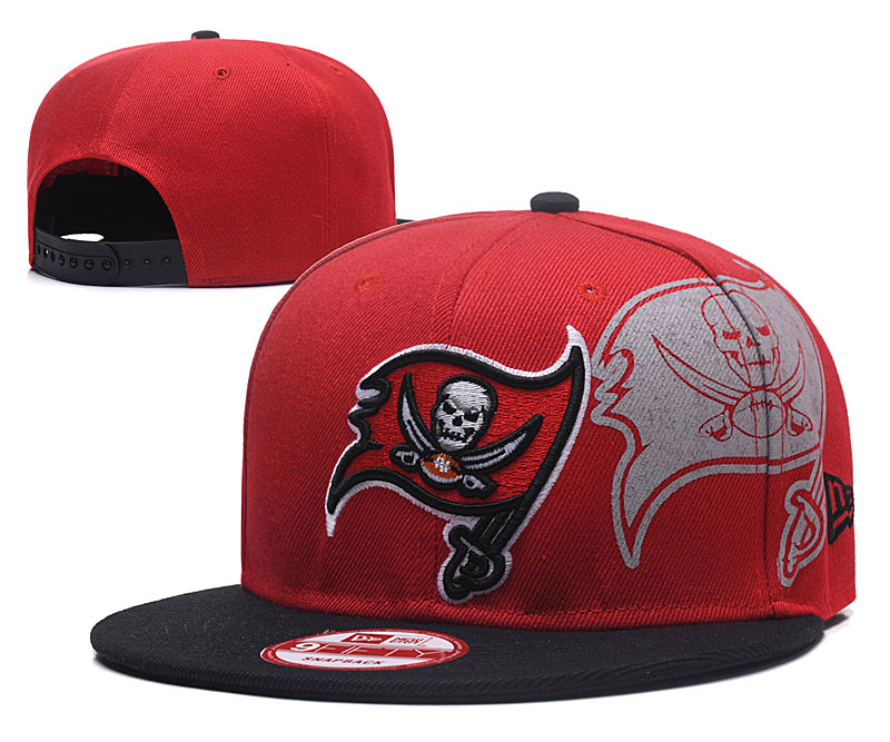 NFL Tampa Bay Buccaneers Team Logo Red Silver Adjustable Hat 0 NFL Tampa Bay Buccaneers Team Logo Red Silver Adjustable Hat 0