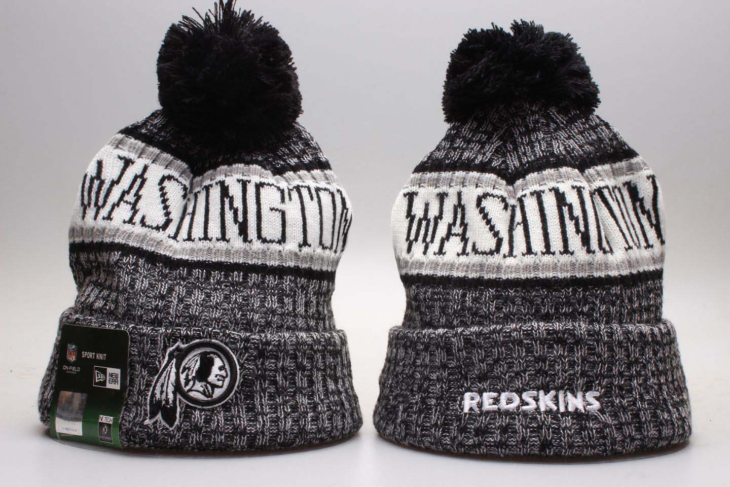 NFL Washington Redskins Team Logo Orange  Sideline Knit Hat 80