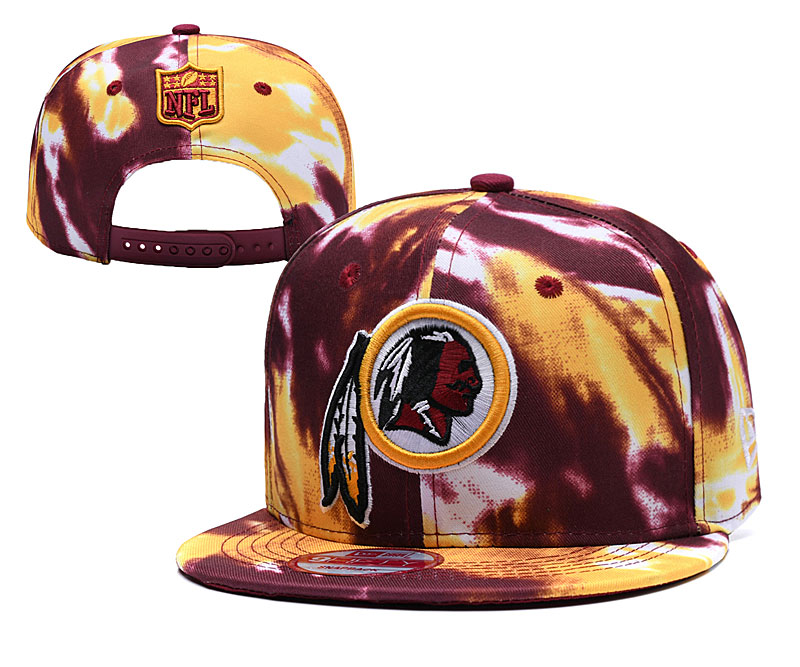 NFL Washington Redskins Team Logo Red Silver Adjustable Hat