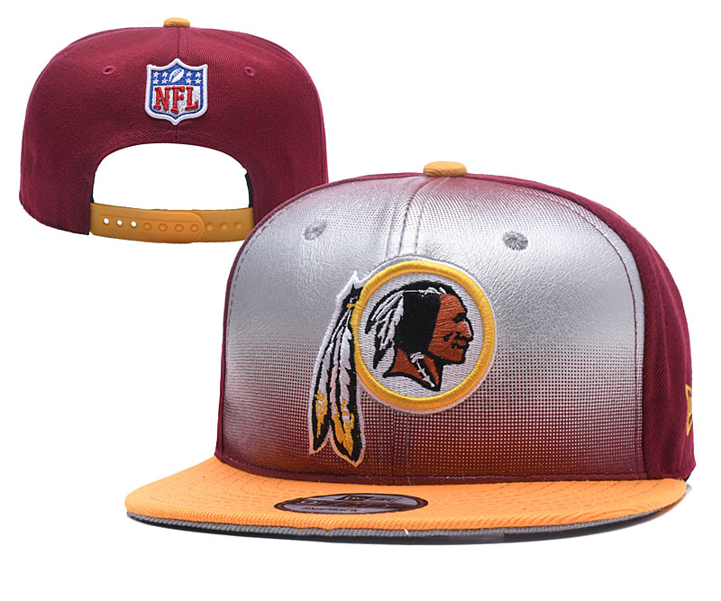 NFL Washington Redskins Team Logo Red Silver Adjustable Hat NFL Washington Redskins Team Logo Red Silver Adjustable Hat