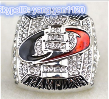 NHL Carolina Hurricanes World Champions Silver Ring
