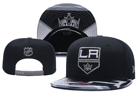 NHL Los Angeles Kings Team Logo Black Adjustable Hat