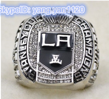 NHL Los Angeles Kings World Champions Silver Ring