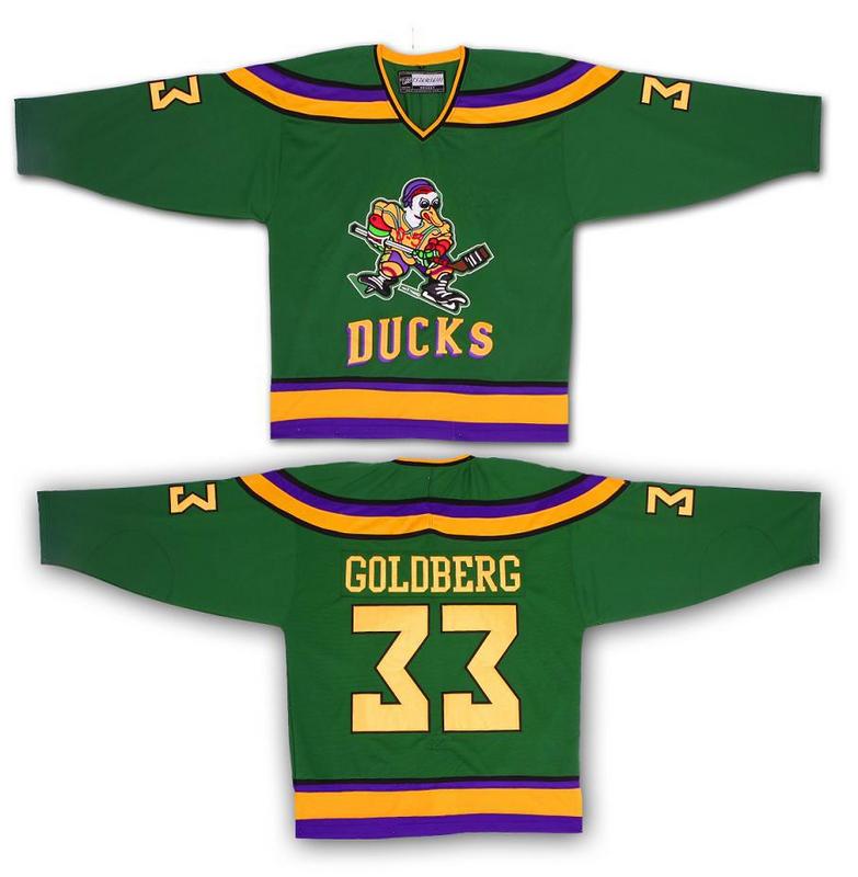 NHL Movie Edtion #GOLDBERG 33 Jersey