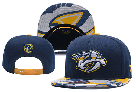 NHL Nashville Predators Team Logo Navy Adjustable Hat