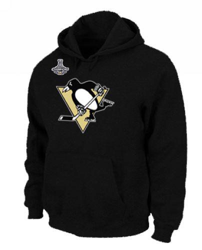 NHL Pittsburgh Penguins Big & Tall Logo Pullover 2016 Stanley Cup Champions Hoodie Black NHL Pittsburgh Penguins Big & Tall Logo Pullover 2016 Stanley Cup Champions Hoodie Black