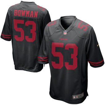 NaVorro Bowman San Francisco 49ers Nike Color Rush Game Jersey - Black