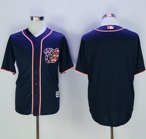 Nationals Blank Navy Blue New Cool Base Stitched MLB Jersey Nationals Blank Navy Blue New Cool Base Stitched MLB Jersey