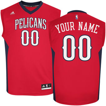 Charlotte Hornets adidas Custom Replica Alternate Jersey - Red
