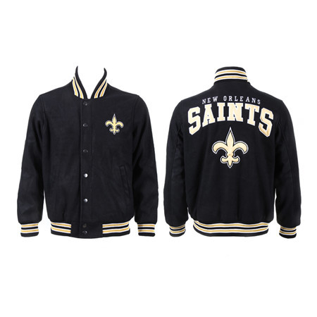 New Orleans Saints Black 2015 NFL Jacket