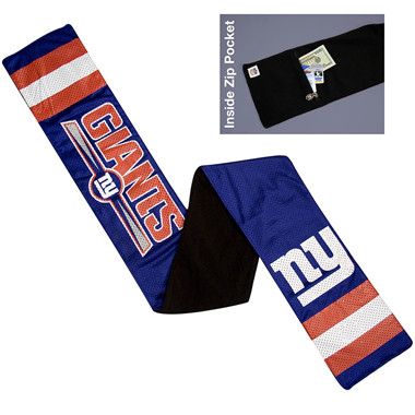 New York Giants Blue Metallic Thread Game Scarf -8