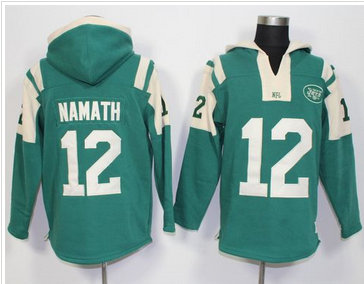 New York Jets #12 Joe Namath Green Player Winning Method Pullover NFL Hoodie New York Jets #12 Joe Namath Green Player Winning Method Pullover NFL Hoodie